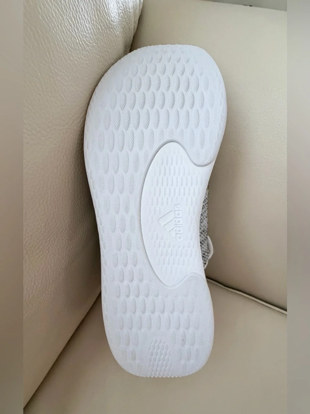 Adidas Cloudfoam Pure SPW Women Shoes Size 9 Grey White Running Sneakers IF3393